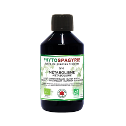 Phytospagyrie: Synergie N°4 Métabolisme (Graisses et sucres)